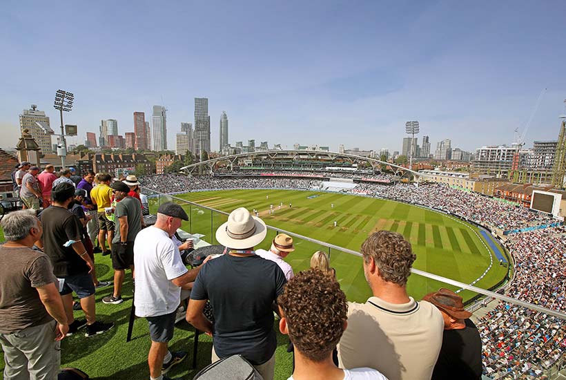 Cricket - The Kia Oval - England v India - ODI 2022 - Lock Balcony